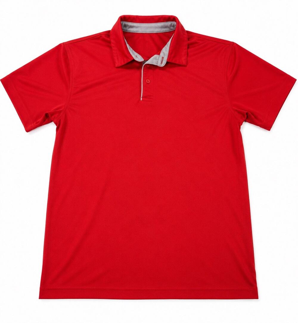RedHead Bass Pro Shops Polo Shirt Mens Medium Red Performance Short Sleeve